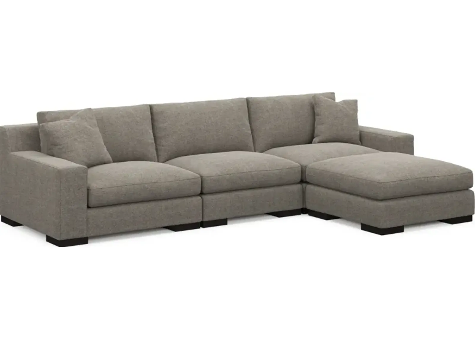 Bondi Hybrid Comfort 3-Piece Sofa and Ottoman - Bridger Metal