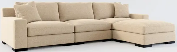 Bondi Hybrid Comfort 3-Piece Sofa and Ottoman - Liv Wicker