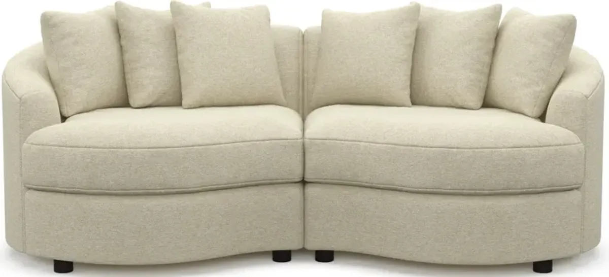 Allegra Foam Comfort 2-Piece Sectional - Bridger Shell