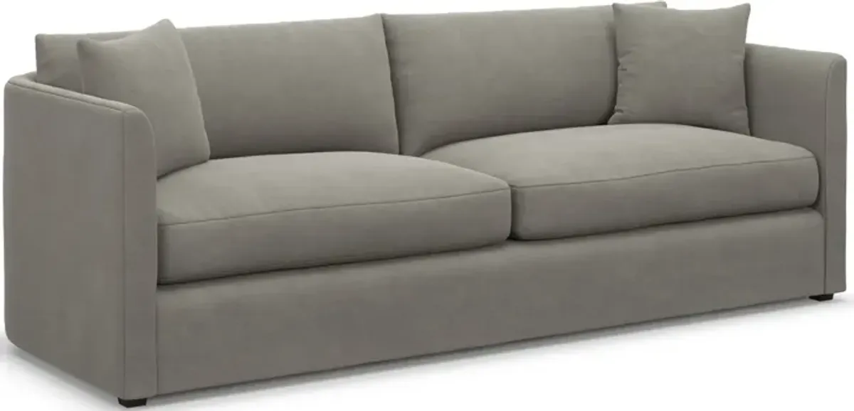 Benji Foam Comfort Sofa - Abington Fog