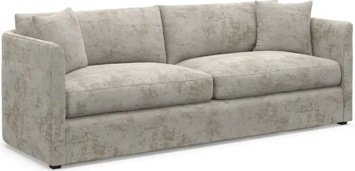 Benji Foam Comfort Sofa - Hearth Cement