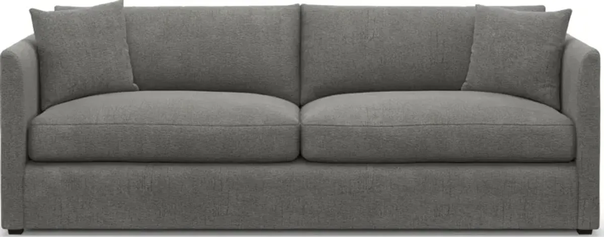 Benji Foam Comfort Sofa - Living Large Charcoal