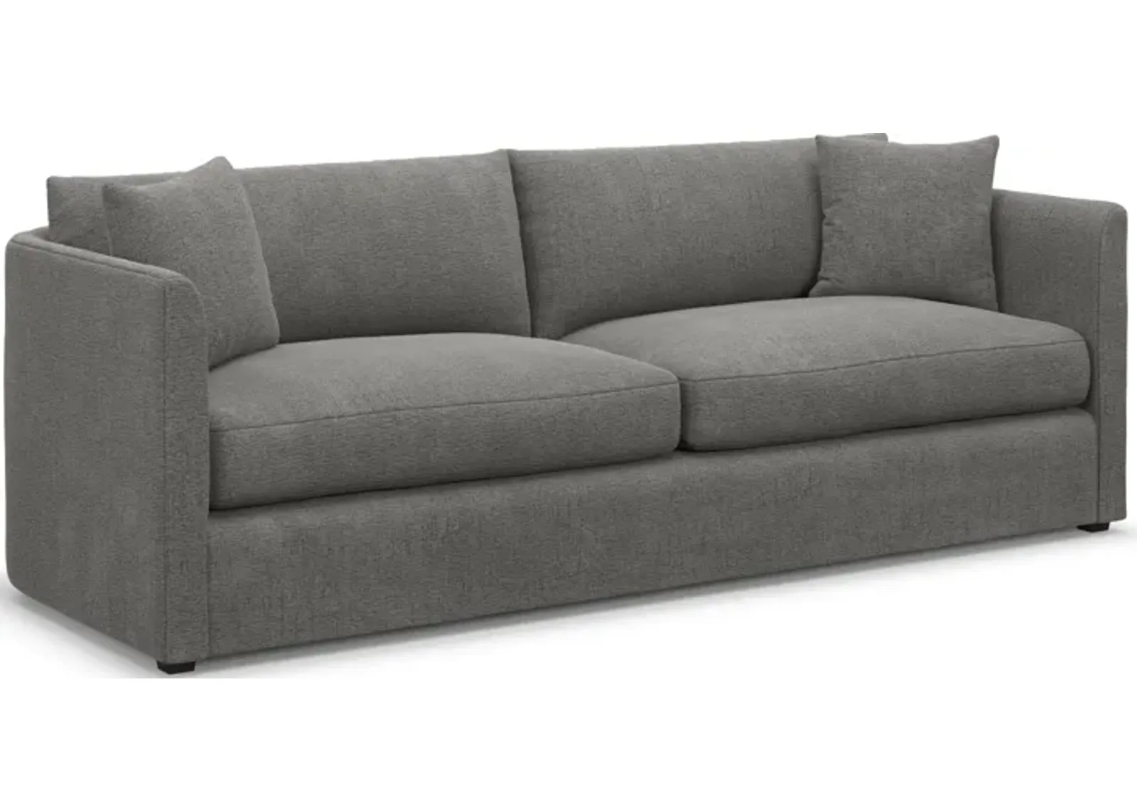 Benji Foam Comfort Sofa - Living Large Charcoal