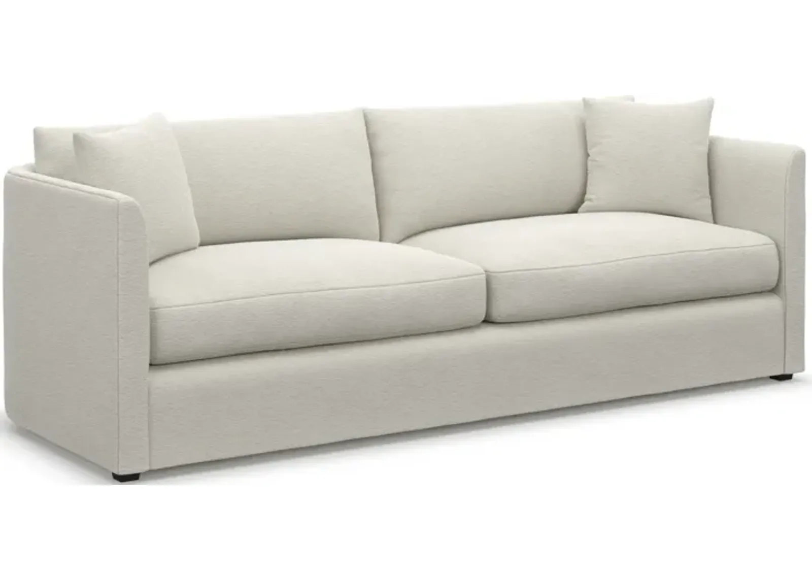 Benji Foam Comfort Sofa - Living Large White