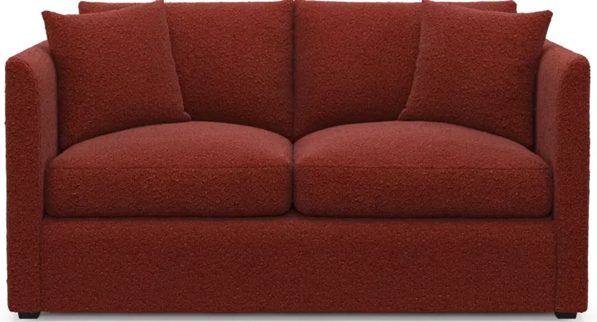 Benji Foam Comfort Loveseat - Bloke Brick