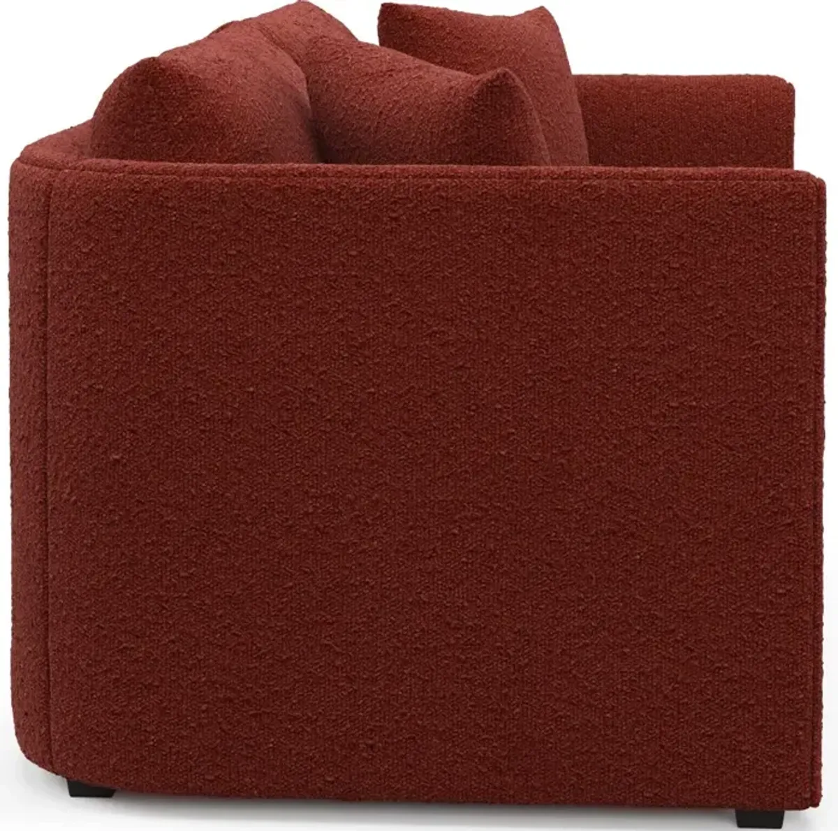 Benji Foam Comfort Loveseat - Bloke Brick