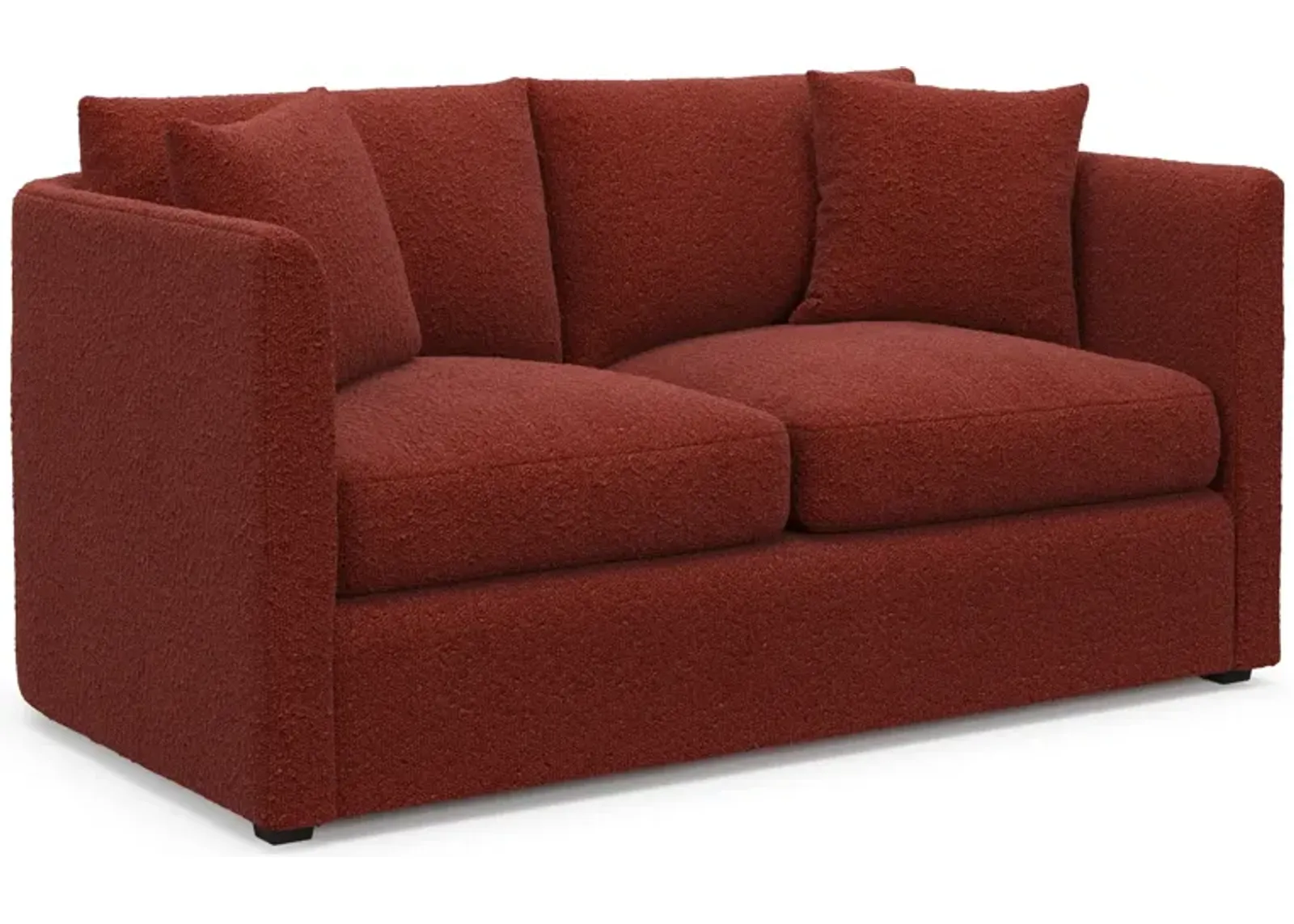 Benji Foam Comfort Loveseat - Bloke Brick