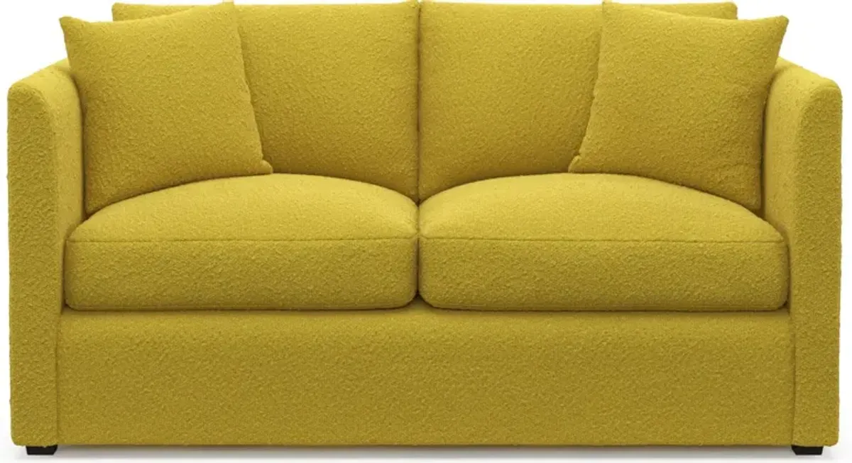 Benji Foam Comfort Loveseat - Bloke Goldenrod