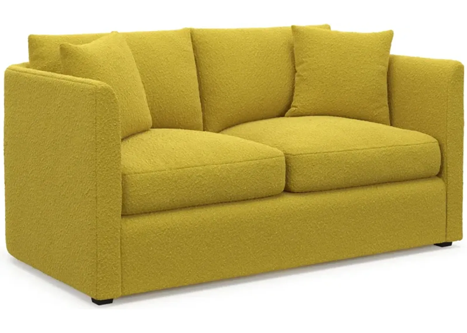 Benji Foam Comfort Loveseat - Bloke Goldenrod