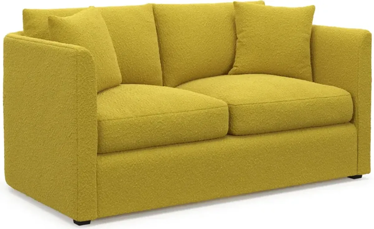 Benji Foam Comfort Loveseat - Bloke Goldenrod