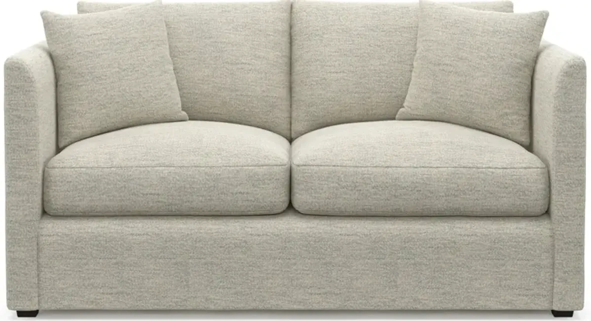 Benji Foam Comfort Loveseat - Merino Chalk