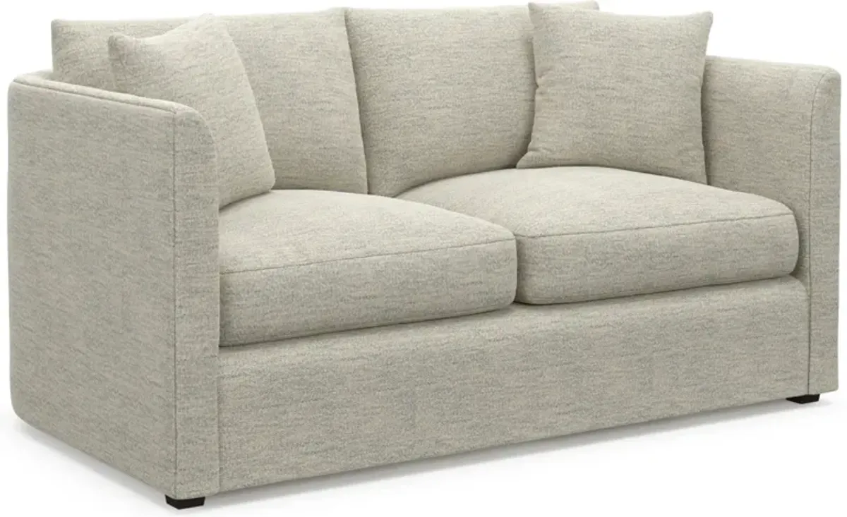 Benji Foam Comfort Loveseat - Merino Chalk