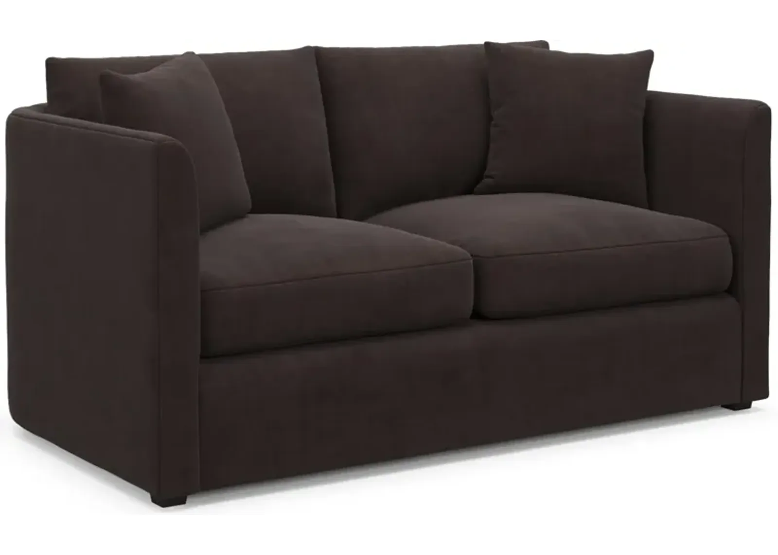 Benji Foam Comfort Loveseat - Merrimac Dark Brown