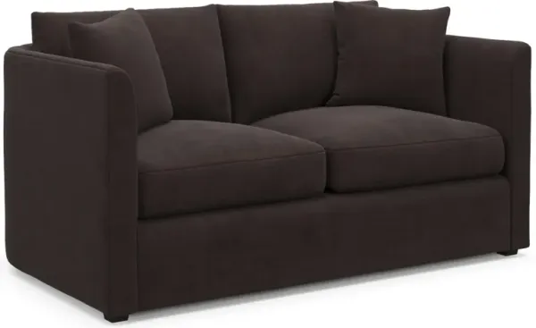 Benji Foam Comfort Loveseat - Merrimac Dark Brown