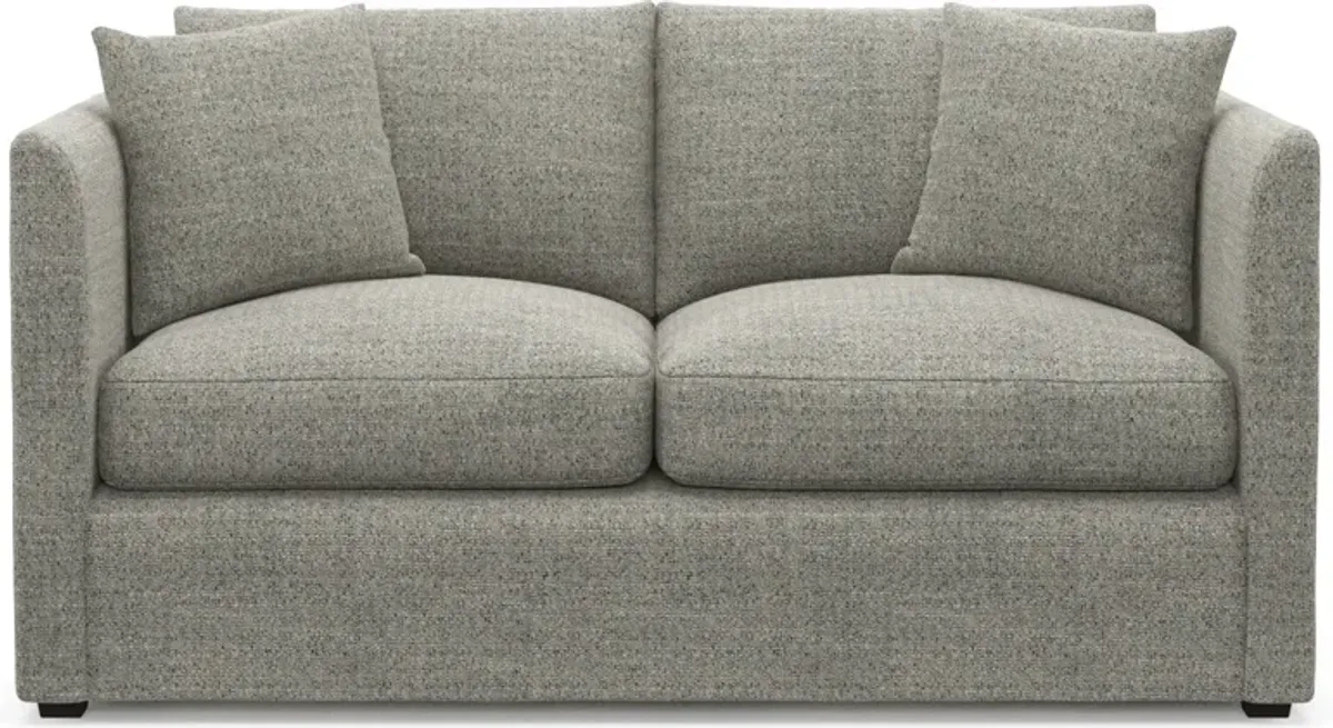 Benji Foam Comfort Loveseat - Pandora Pepper