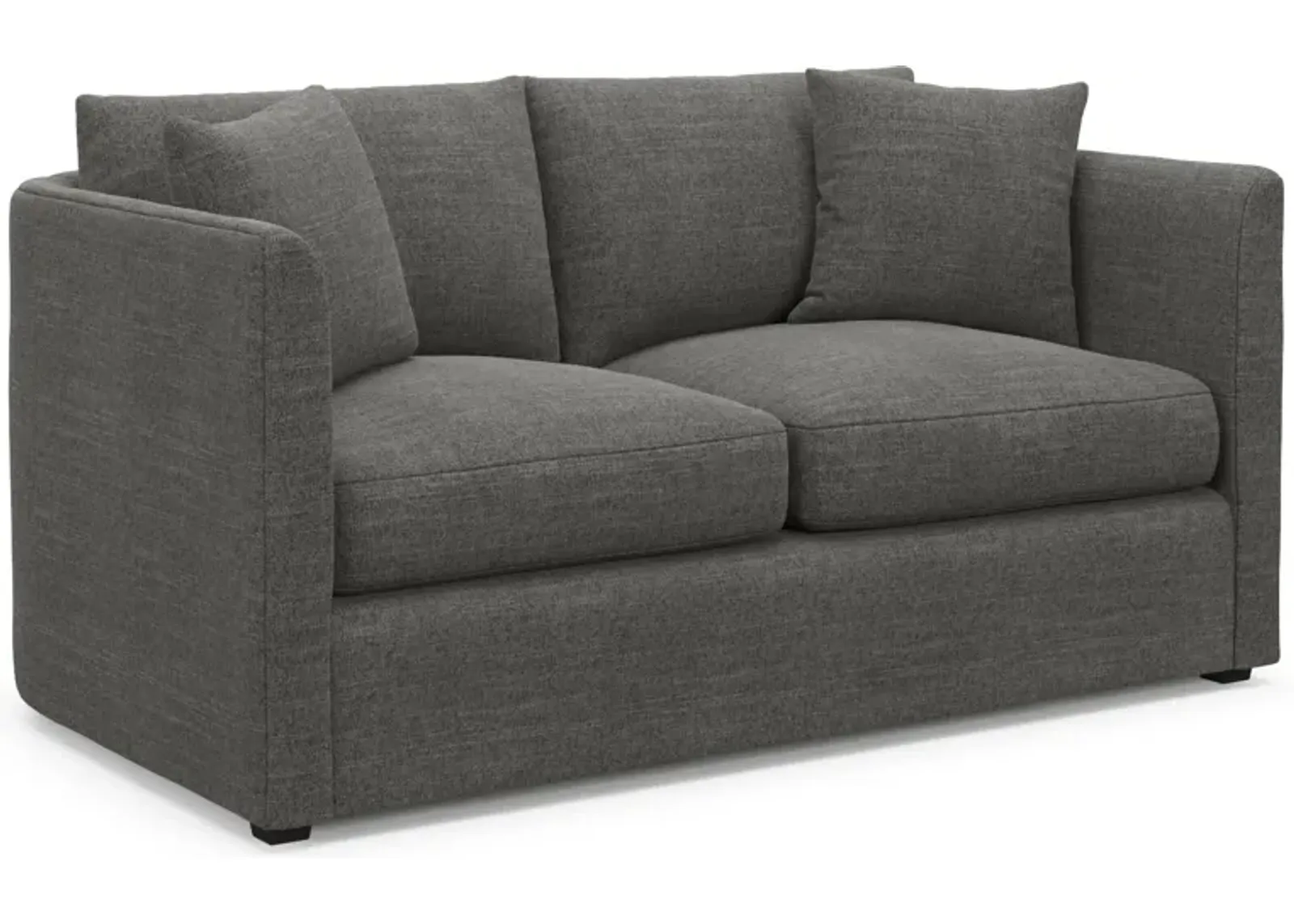 Benji Foam Comfort Loveseat - Curious Charcoal