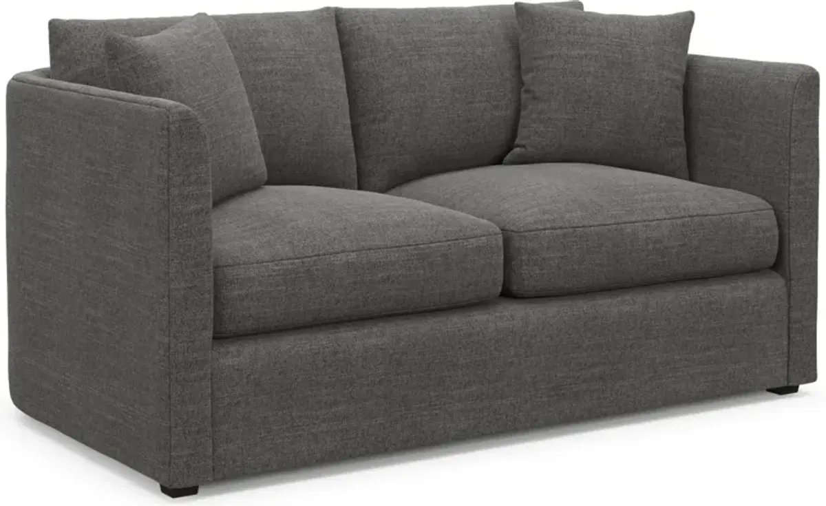 Benji Foam Comfort Loveseat - Curious Charcoal