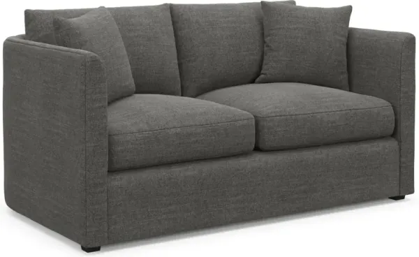 Benji Foam Comfort Loveseat - Curious Charcoal