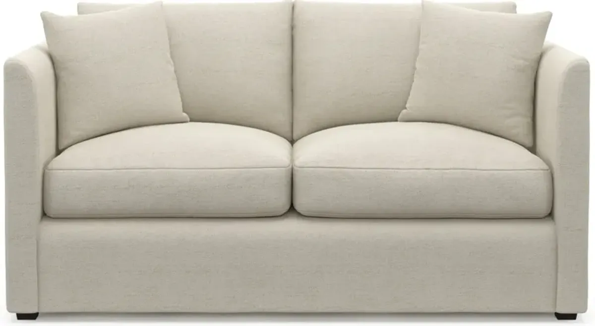 Benji Foam Comfort Loveseat - Curious Pearl