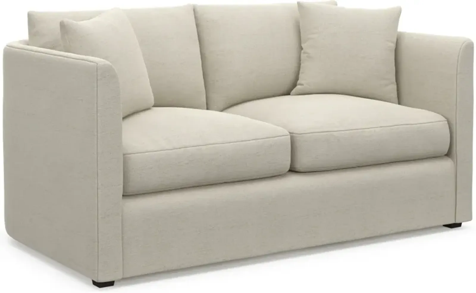 Benji Foam Comfort Loveseat - Curious Pearl