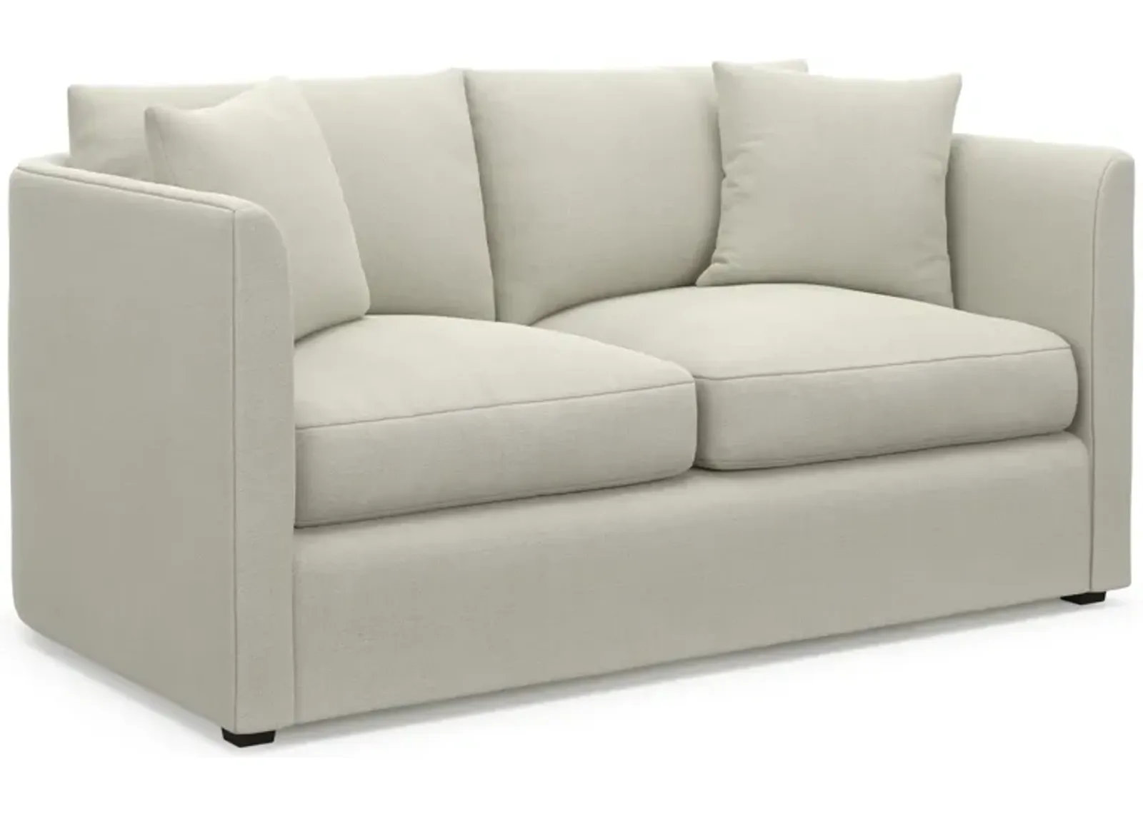 Benji Foam Comfort Loveseat - Anders Ivory