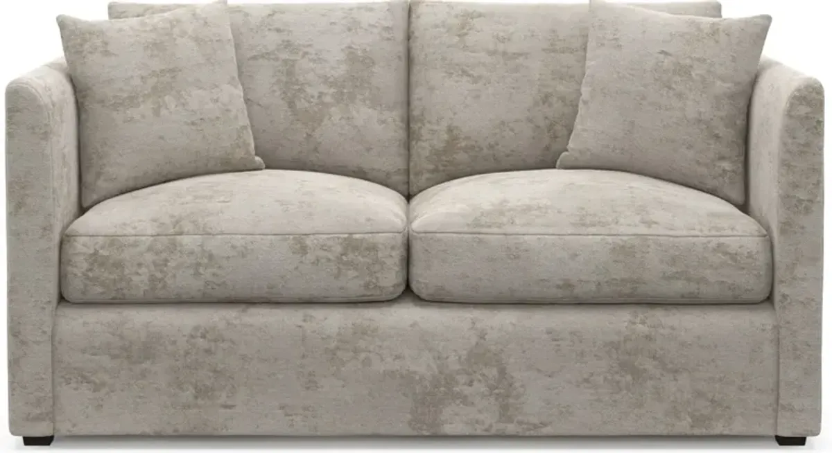 Benji Foam Comfort Loveseat - Hearth Cement