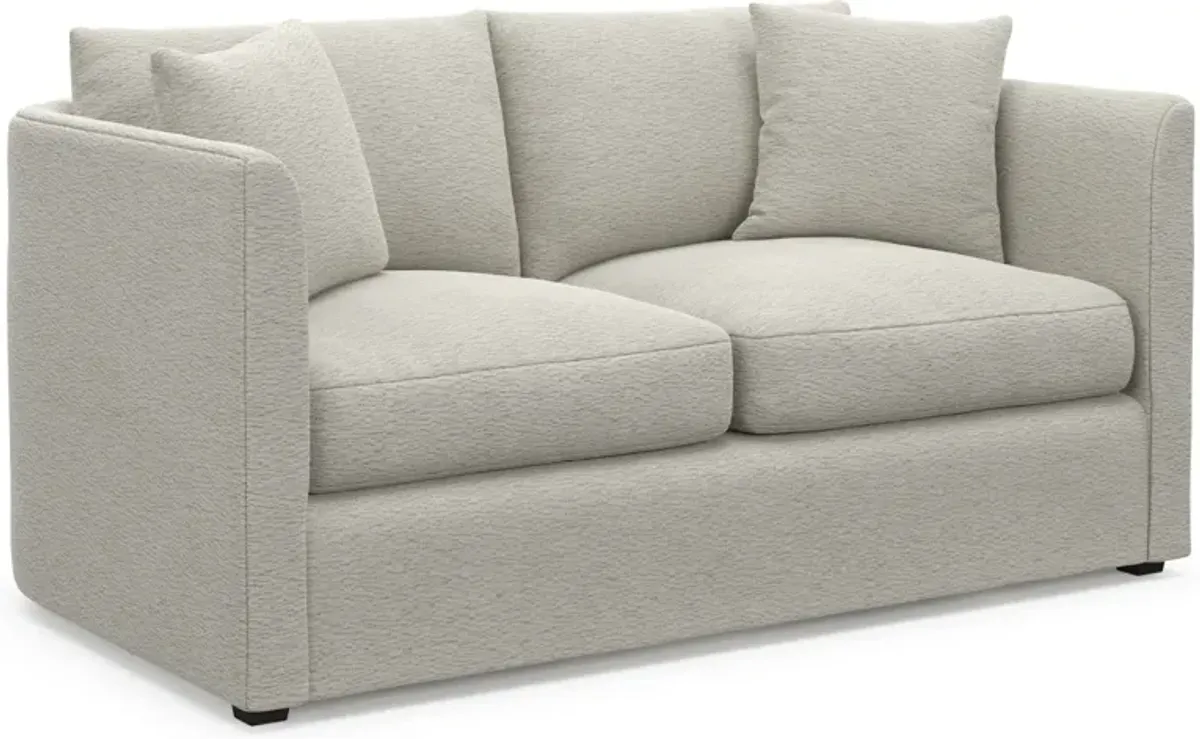 Benji Foam Comfort Loveseat - Everton Grey