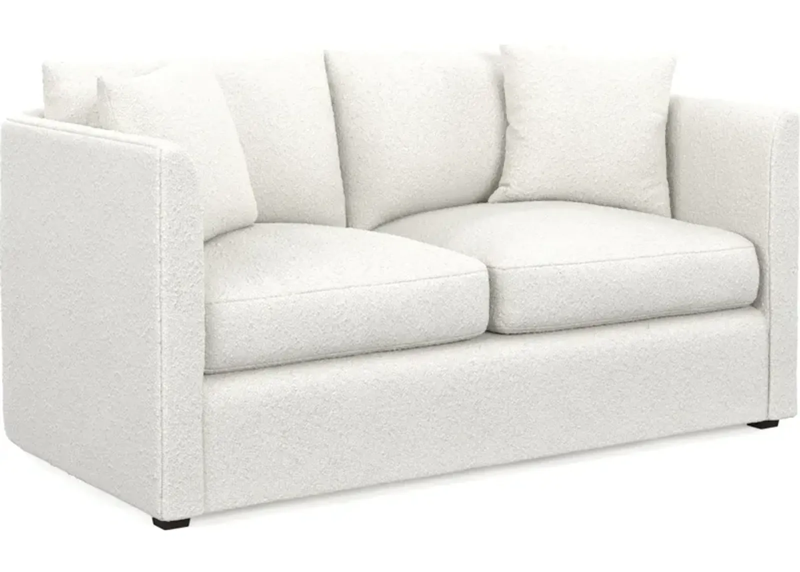 Benji Foam Comfort Loveseat - Bloke Snow