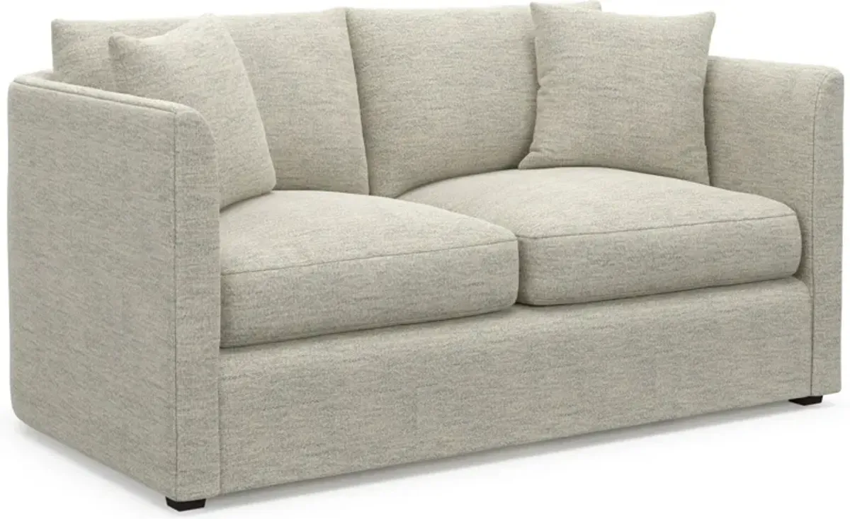 Benji Foam Comfort Sofa and Loveseat Set - Merino Chalk