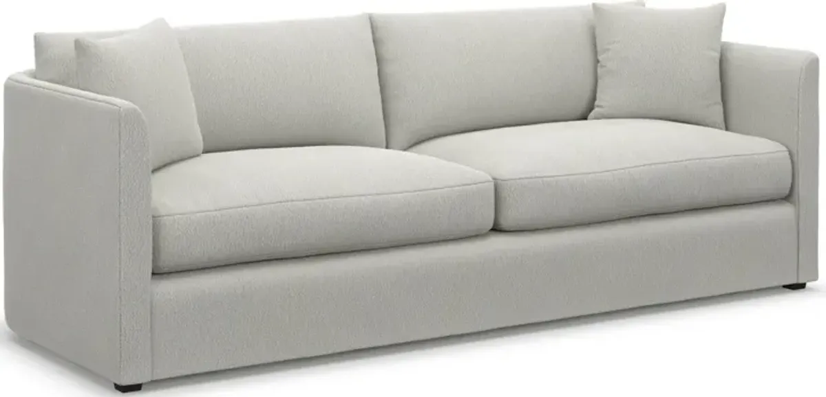 Benji Foam Comfort Sofa and Loveseat Set - Oslo Snow