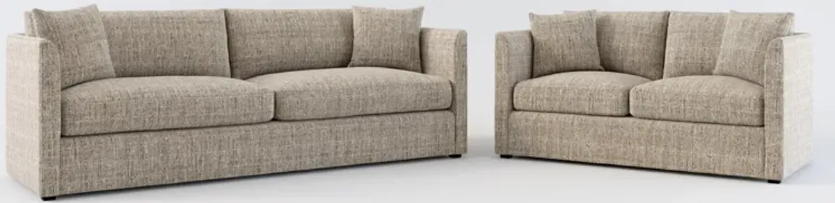 Benji Foam Comfort Sofa and Loveseat Set - Mason Flint