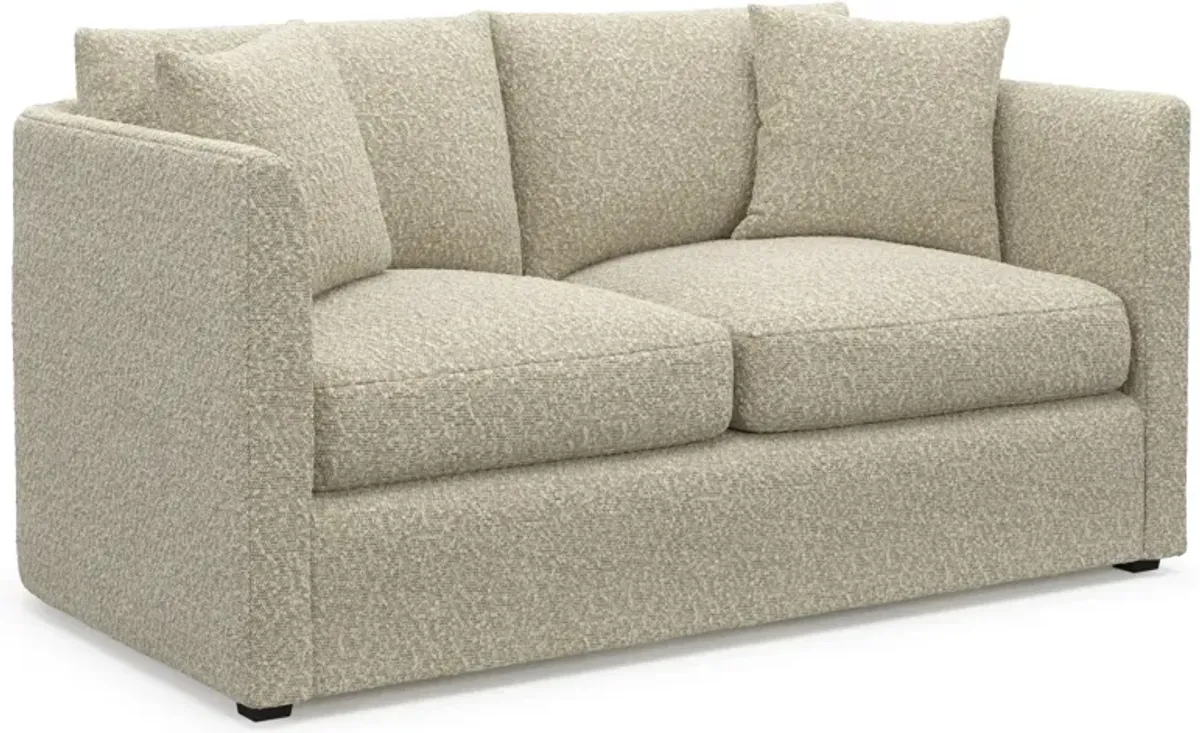 Benji Foam Comfort Sofa and Loveseat Set - Bloke Cotton