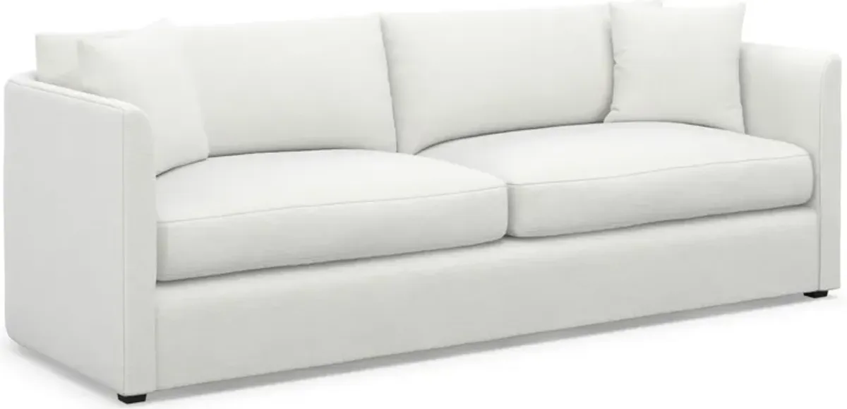 Benji Foam Comfort Sofa and Chair Set - Contessa Vanilla