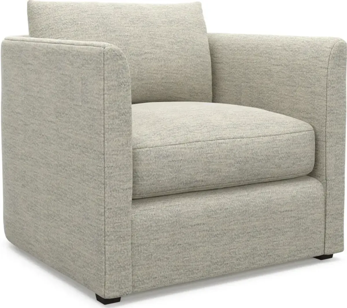 Benji Foam Comfort Sofa, Loveseat and Chair Set - Merino Chalk