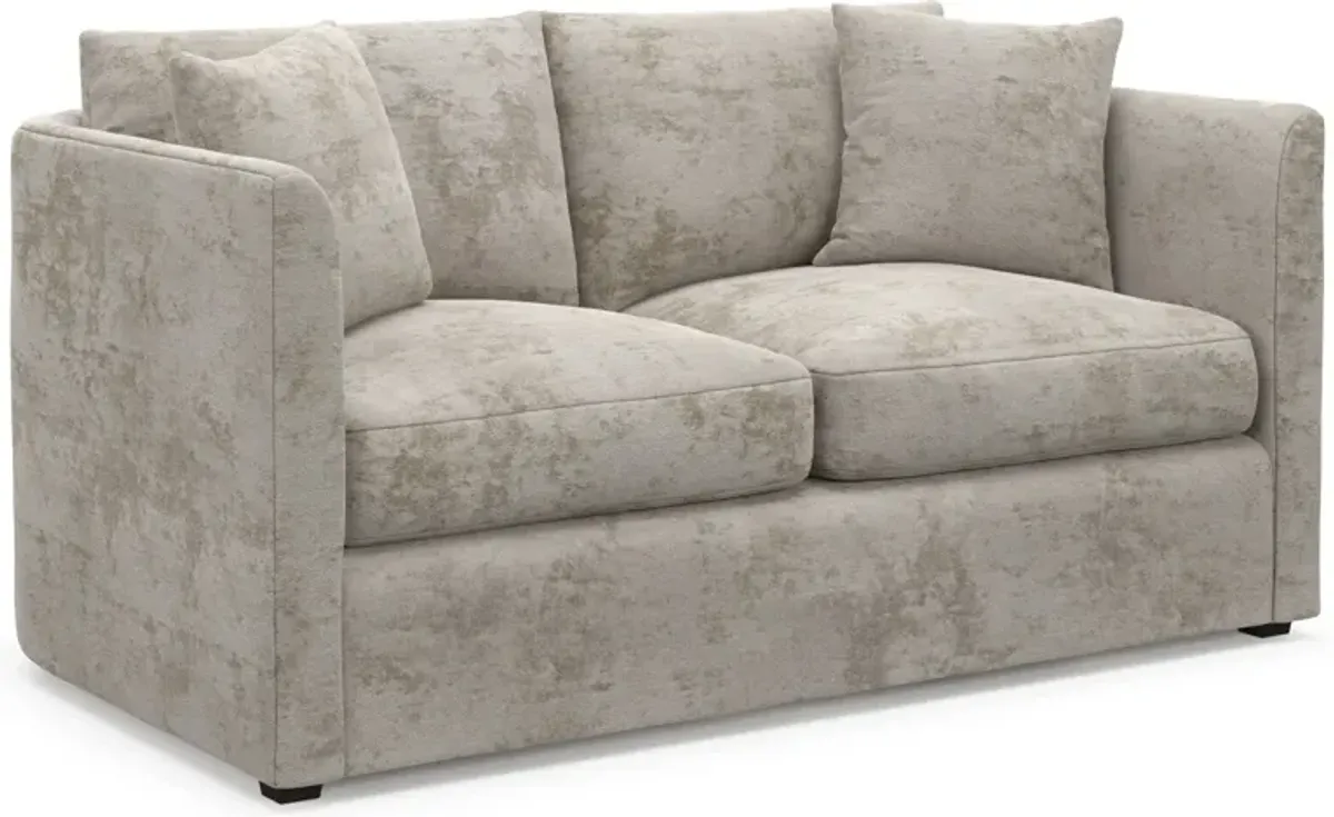 Benji Foam Comfort Sofa, Loveseat and Chair Set - Hearth Cement