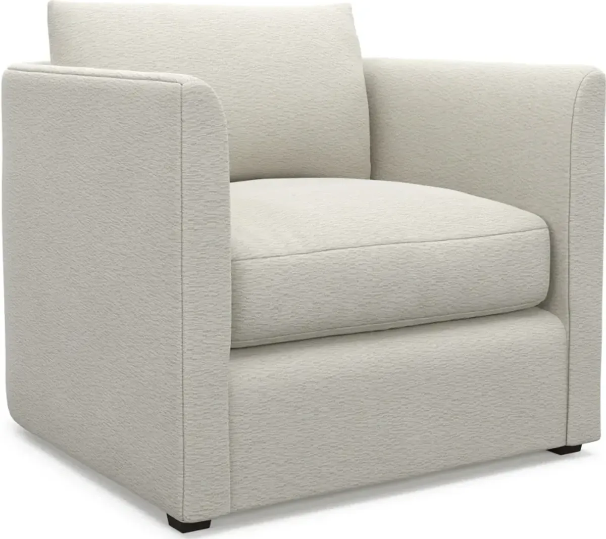 Benji Foam Comfort Sofa, Loveseat and Chair Set - Living Large White