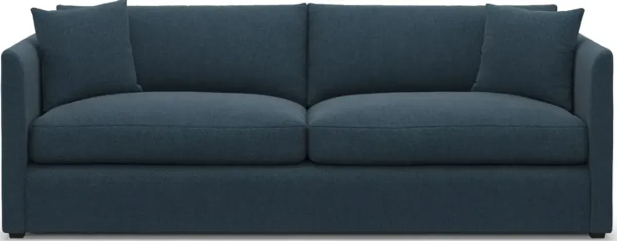 Benji Foam Comfort Sofa - Broderick Indigo