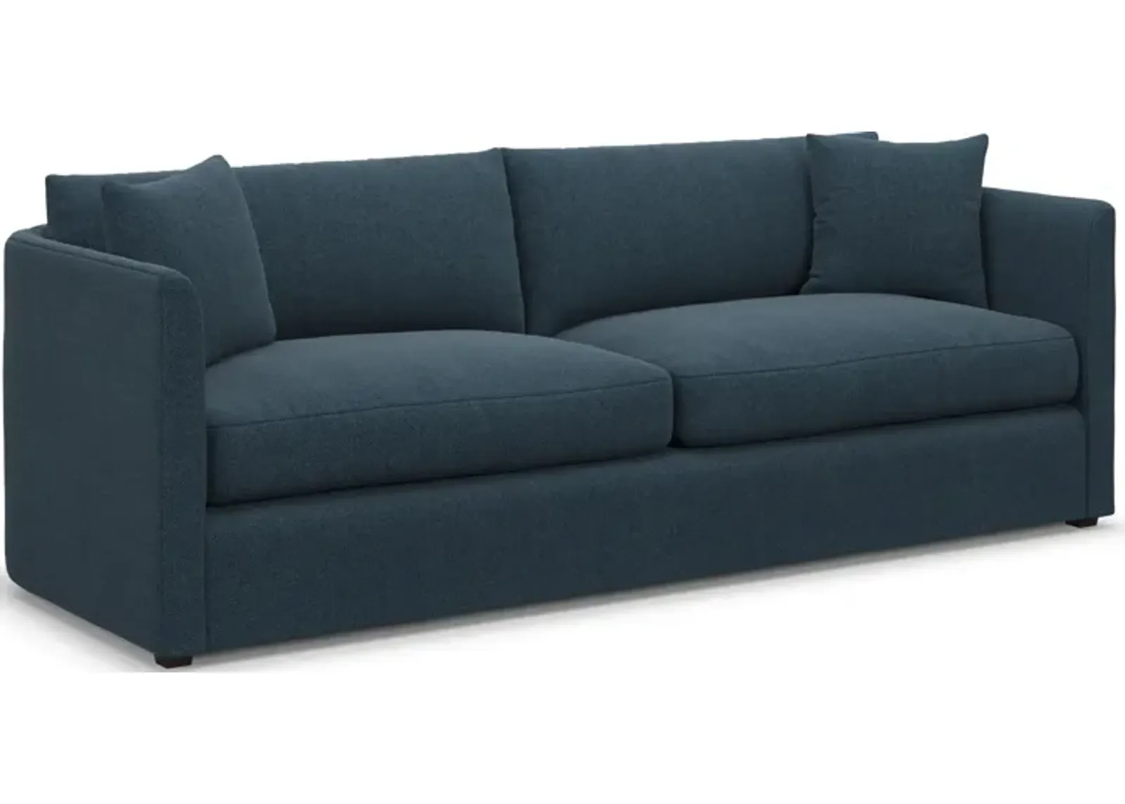 Benji Foam Comfort Sofa - Broderick Indigo