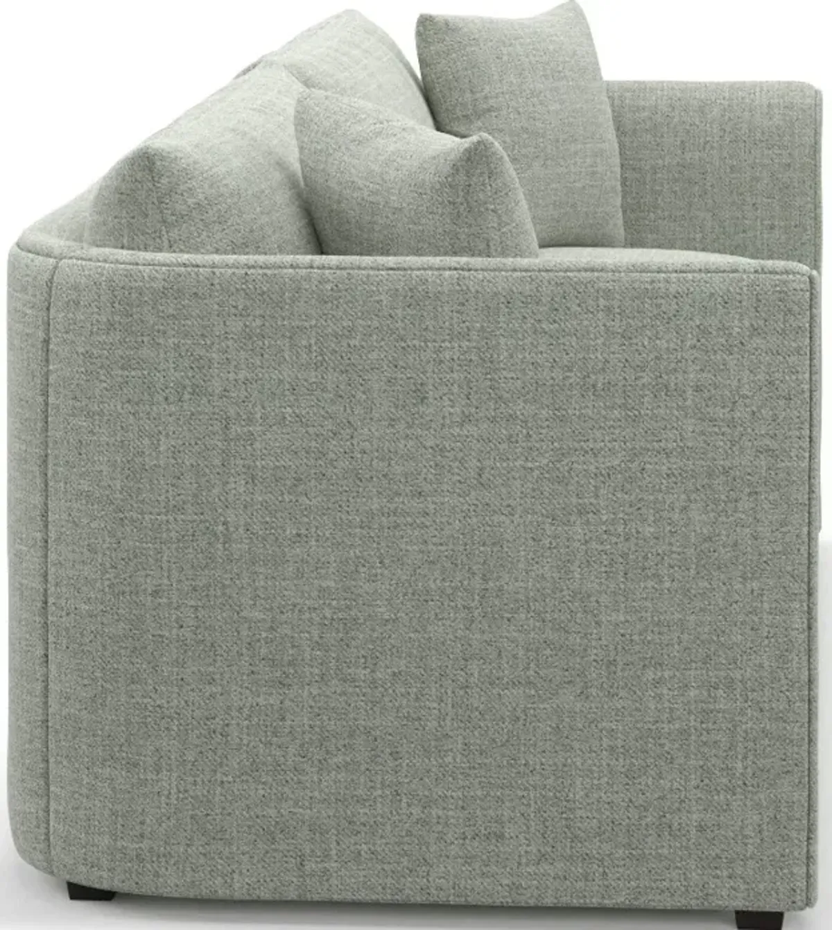 Benji Foam Comfort Sofa - Broderick Sea Glass