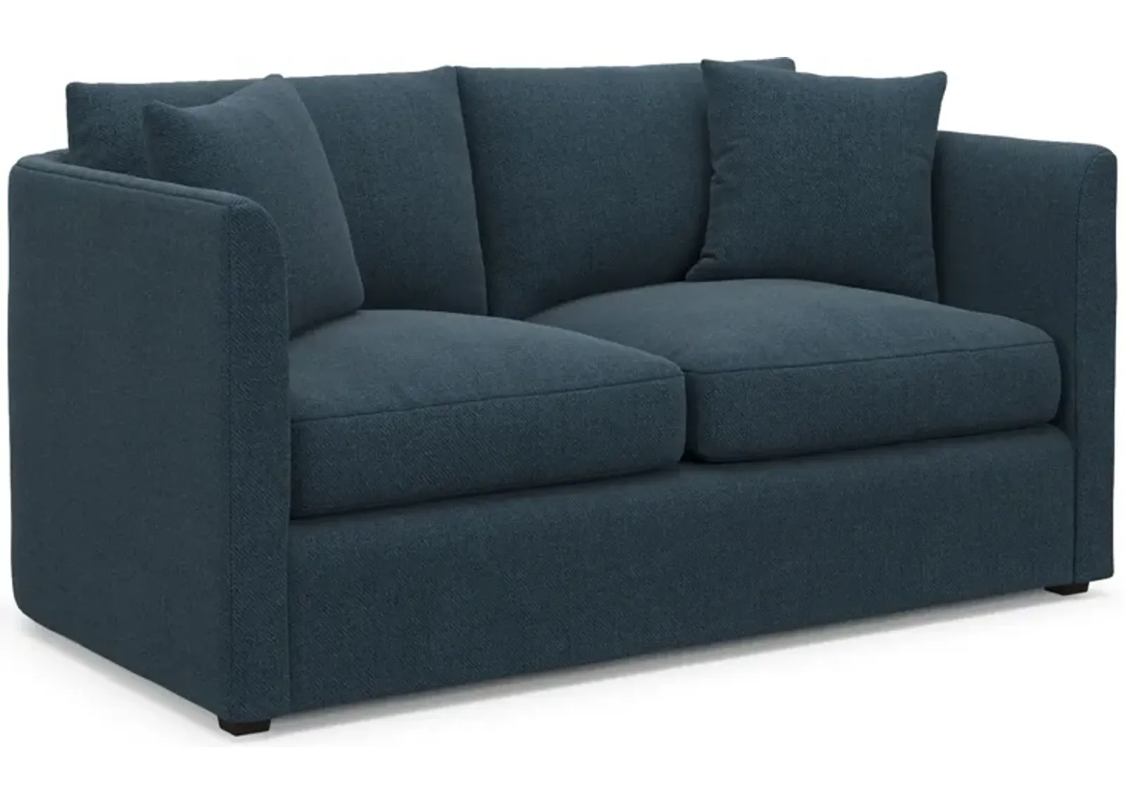 Benji Foam Comfort Loveseat - Broderick Indigo