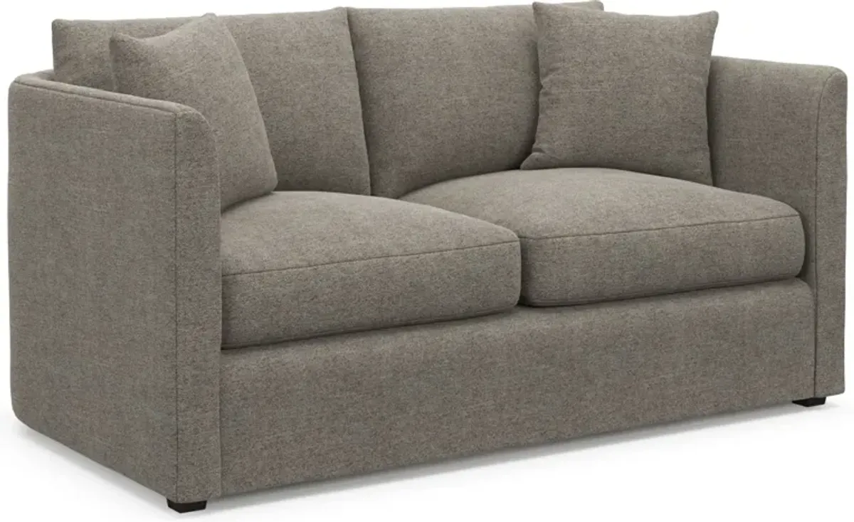 Benji Foam Comfort Loveseat - Bridger Metal