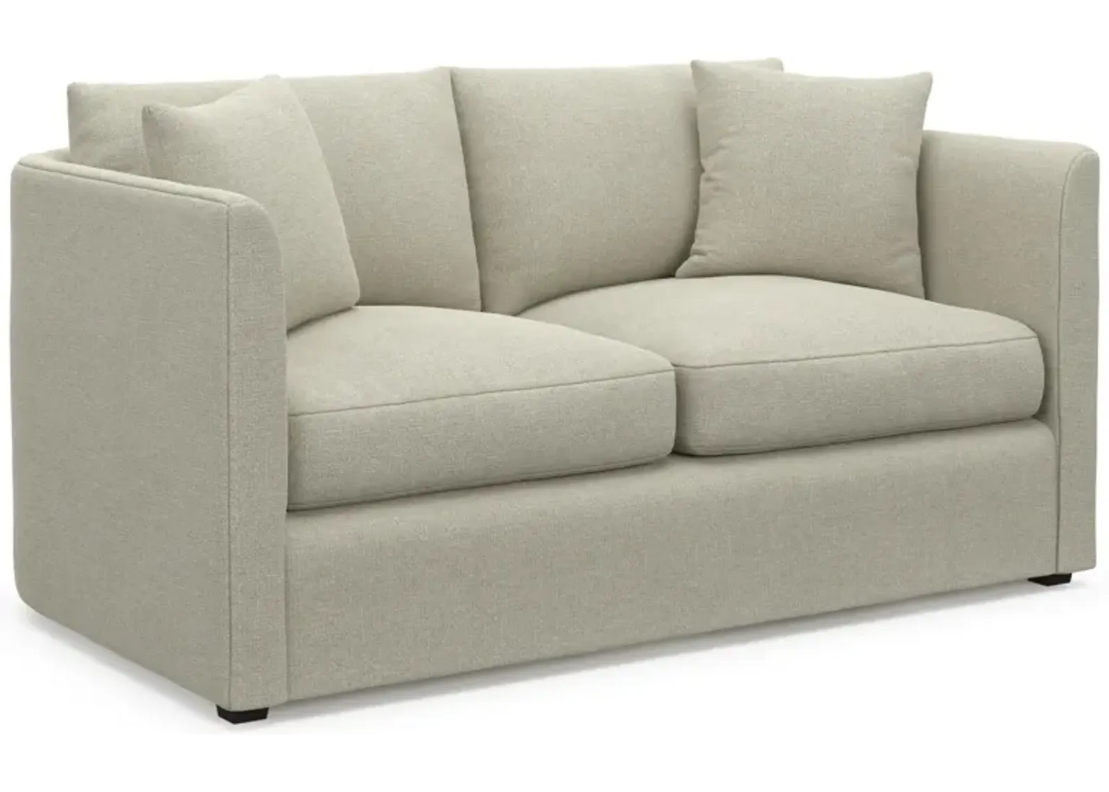 Benji Foam Comfort Loveseat - Liv Dove