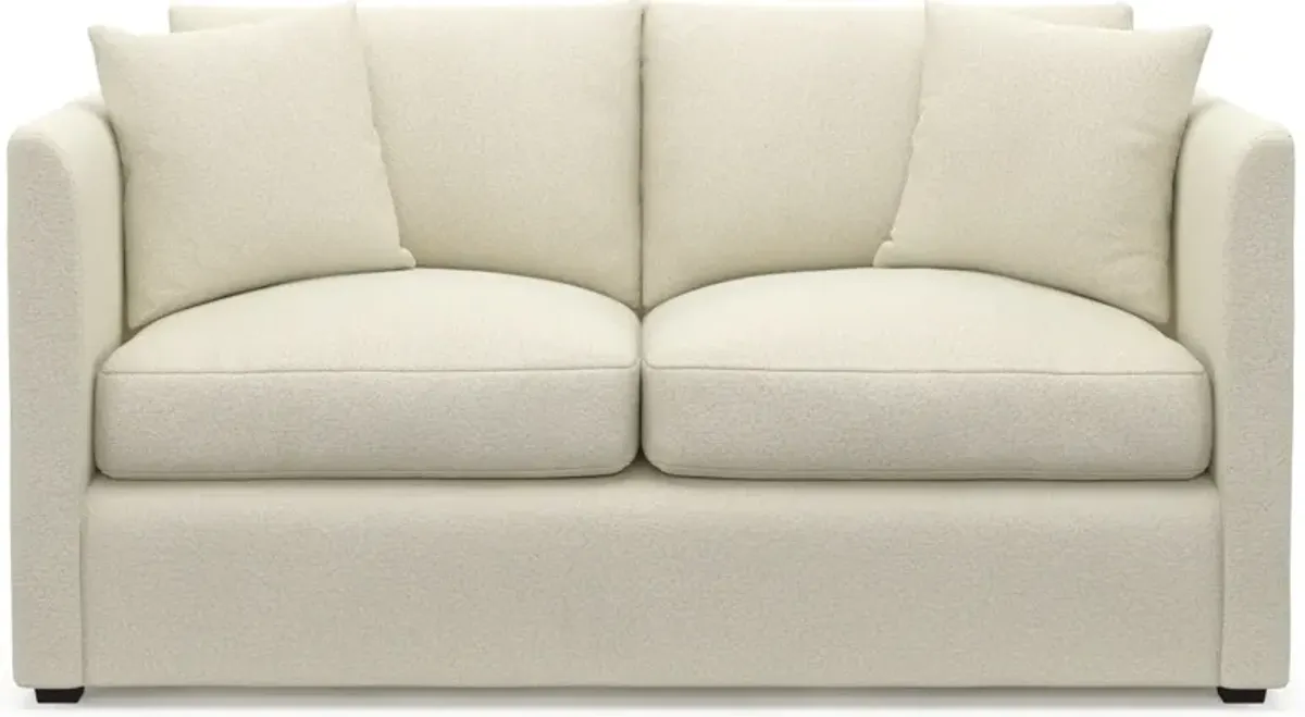 Benji Foam Comfort Loveseat - Fincher Ivory