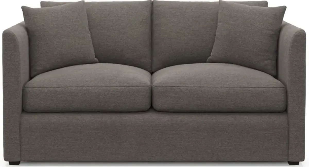 Benji Foam Comfort Loveseat - Presidio Steel