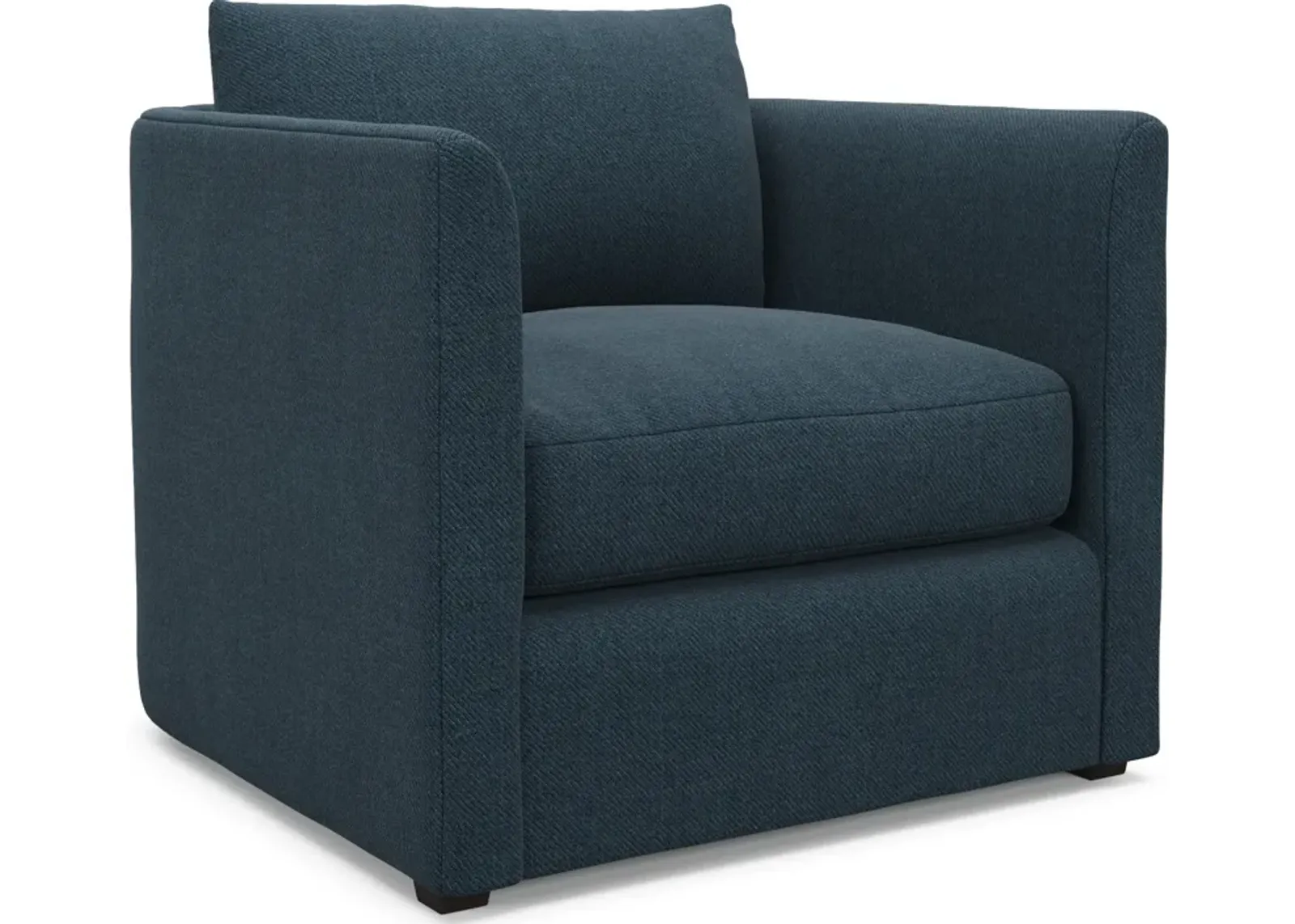 Benji Foam Comfort Accent Chair - Broderick Indigo