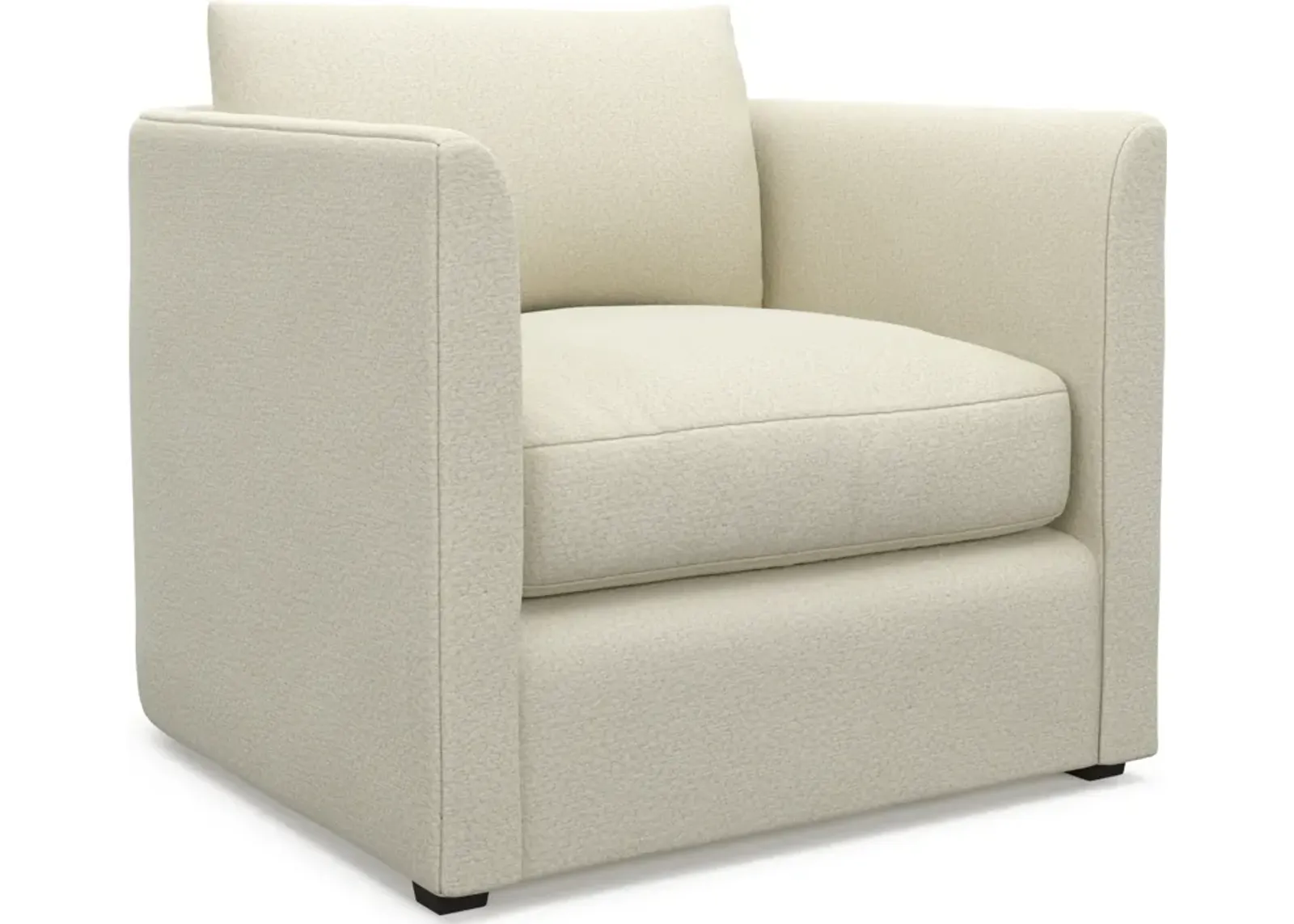 Benji Foam Comfort Accent Chair - Fincher Ivory