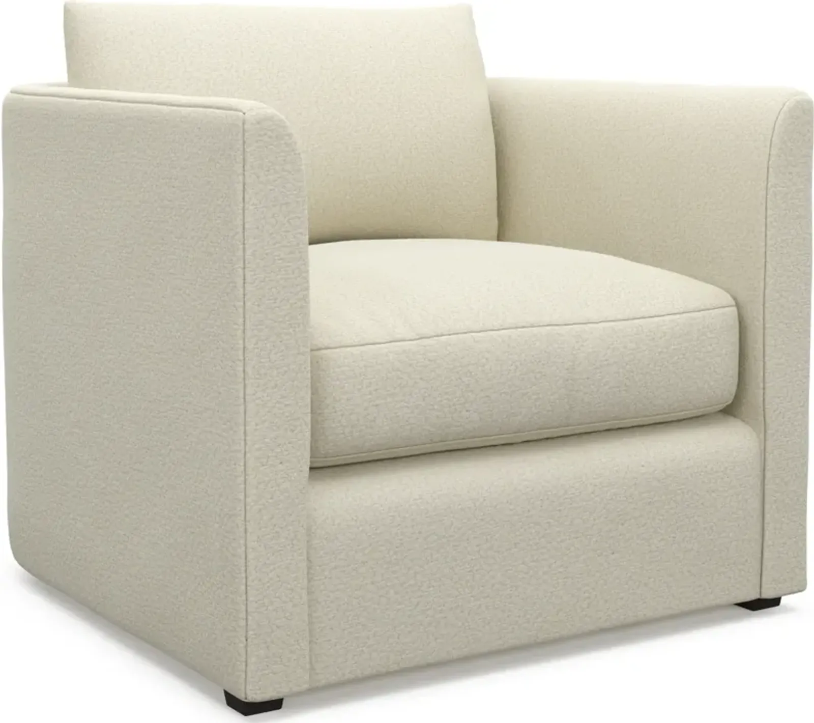 Benji Foam Comfort Accent Chair - Fincher Ivory