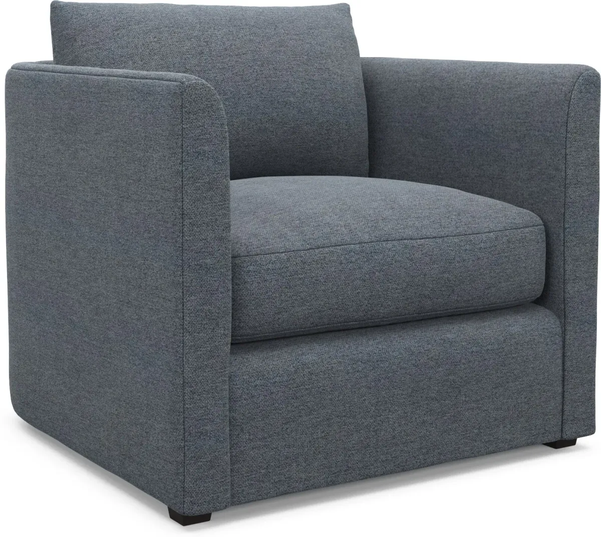 Benji Foam Comfort Sofa and Chair Set - Bridger Navy