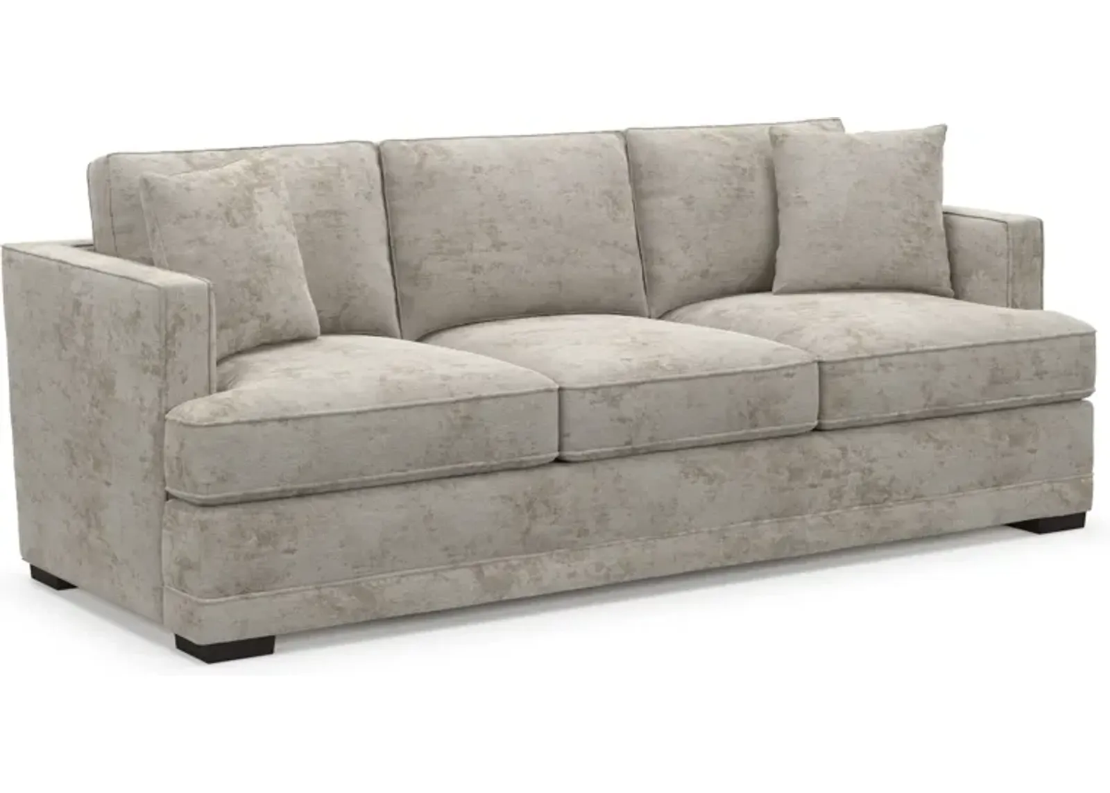 Pembroke Foam Comfort Sofa - Hearth Cement