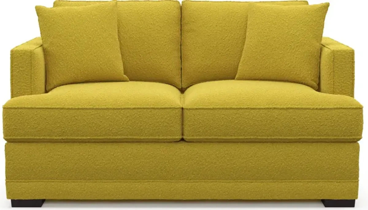 Pembroke Foam Comfort Loveseat - Bloke Goldenrod